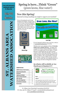 click to view Spring 2009 Newsletter as .pdf